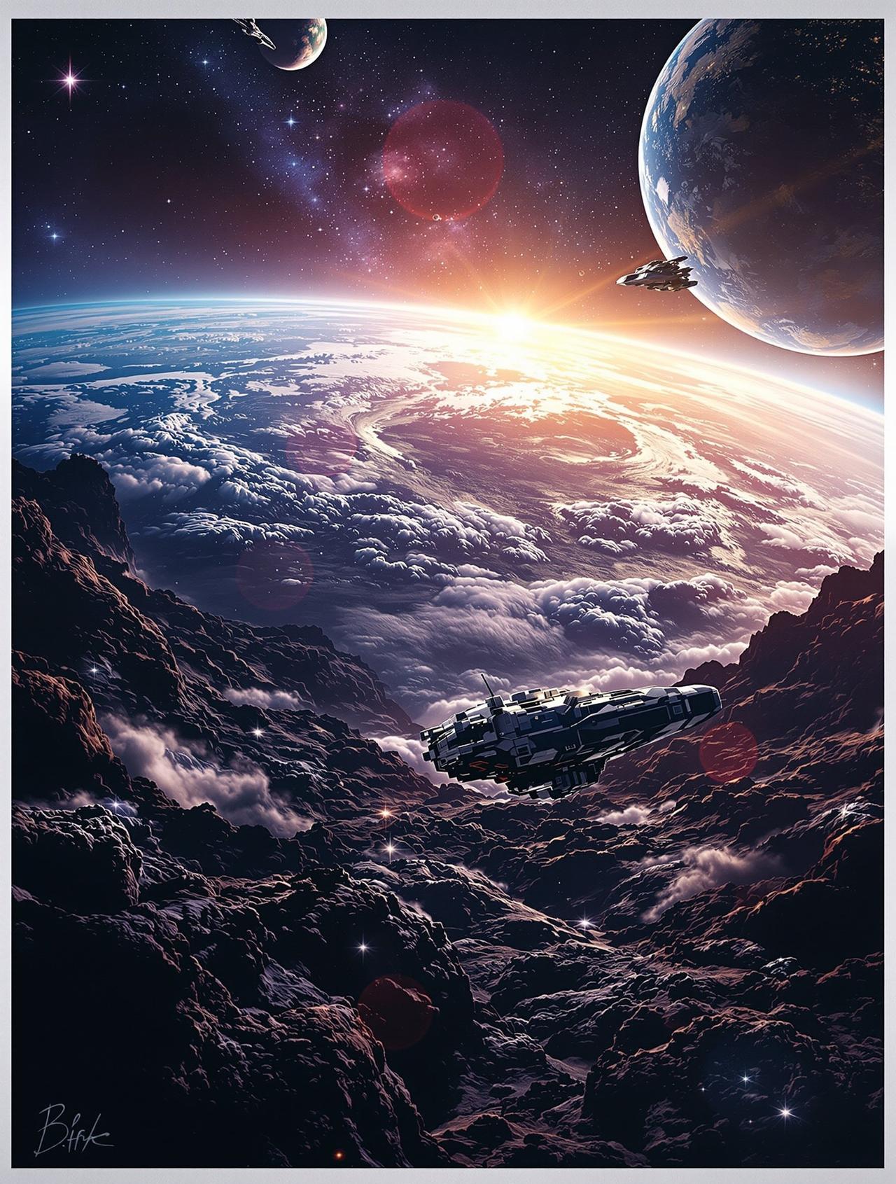 酷客影院独家出品《星际归途》高清海报